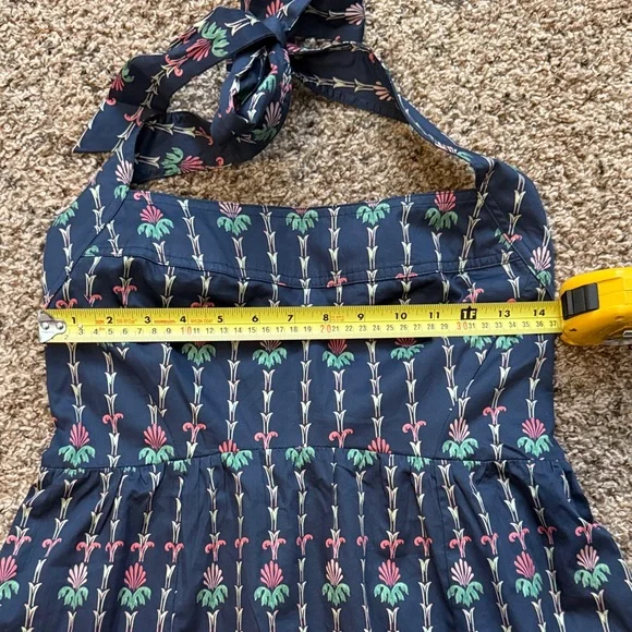 NWT Hill House Fleur Mini Dress in Navy Trailing Fern - Picture 3 of 3